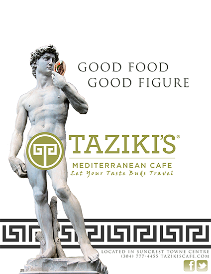 Taziki's print ad | Statue of David